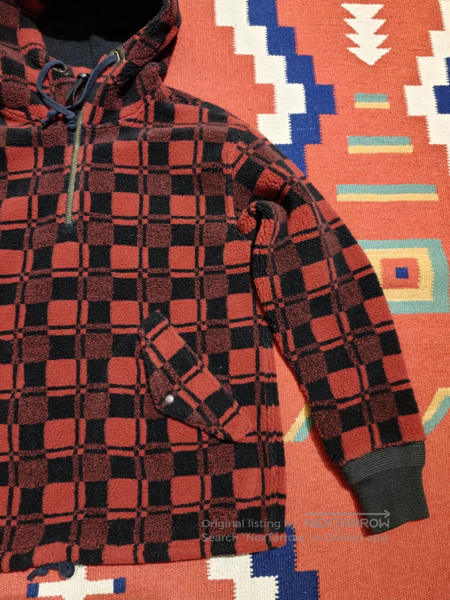 RRL Ralph Lauren RRL Fleece Hooded Pullover Sweater. Size US XS / EU 42 / 0 - 2 Thumbnail