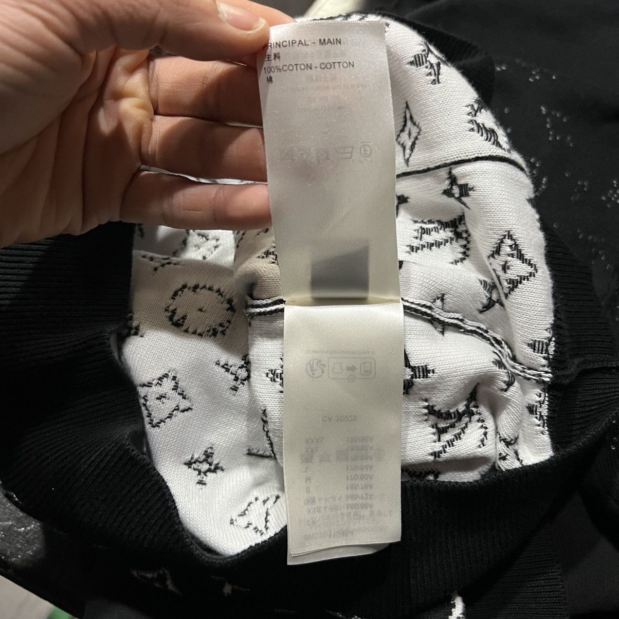 Louis Vuitton Louis Vuitton Knit Gradient Monogram Hoodie Black Size US XS / EU 42 / 0 - 5 Thumbnail