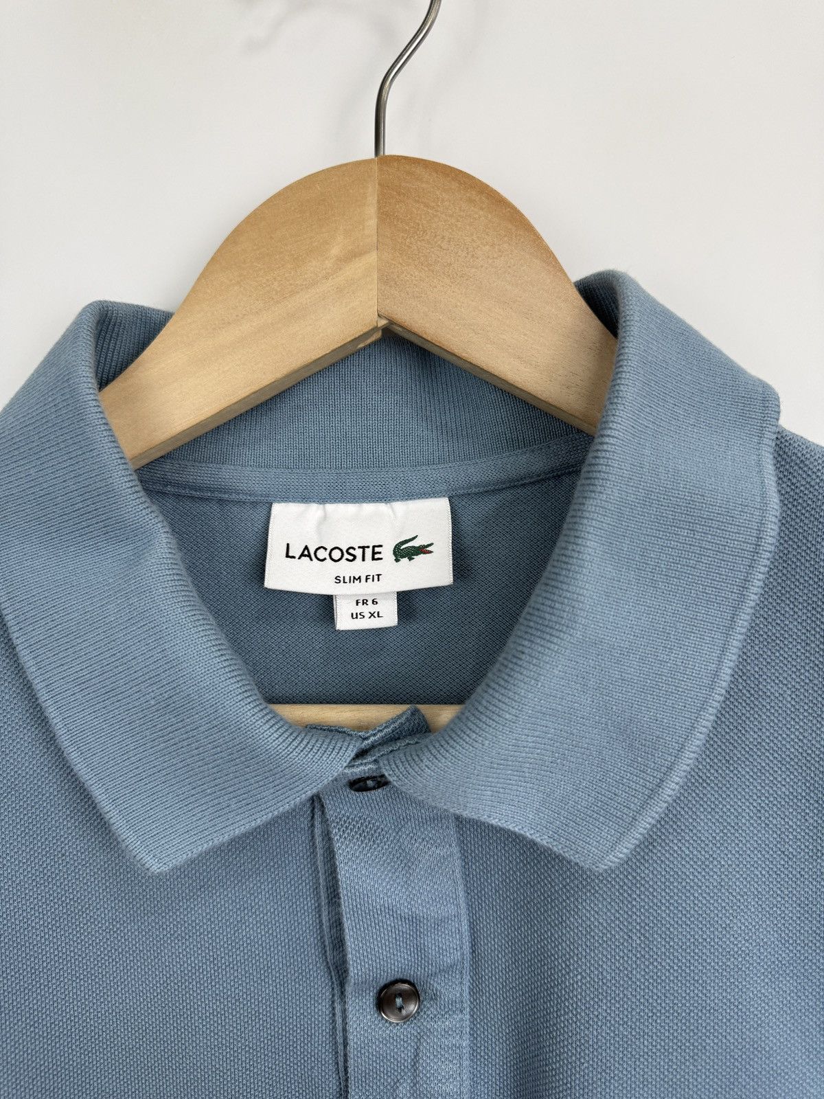 Lacoste 🇫🇷 Lacoste Slim Fit Polo T-Shirt Made in France Rare Retro Size US XL / EU 56 / 4 - 5 Thumbnail
