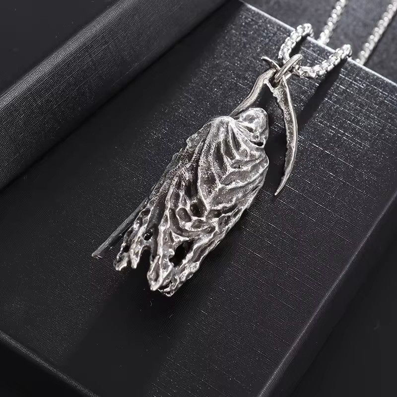 Vintage Vintage Goth Hell Death Necklace Size ONE SIZE - 6 Thumbnail