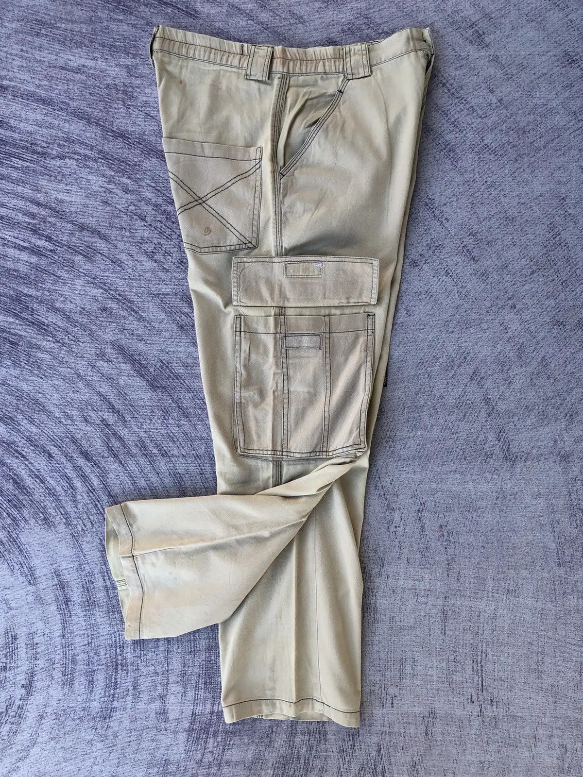 Japanese Brand × Vintage Faded Cargo Pants Japanesebrand 6 Pocket Tactical Size US 29 - 15 Thumbnail