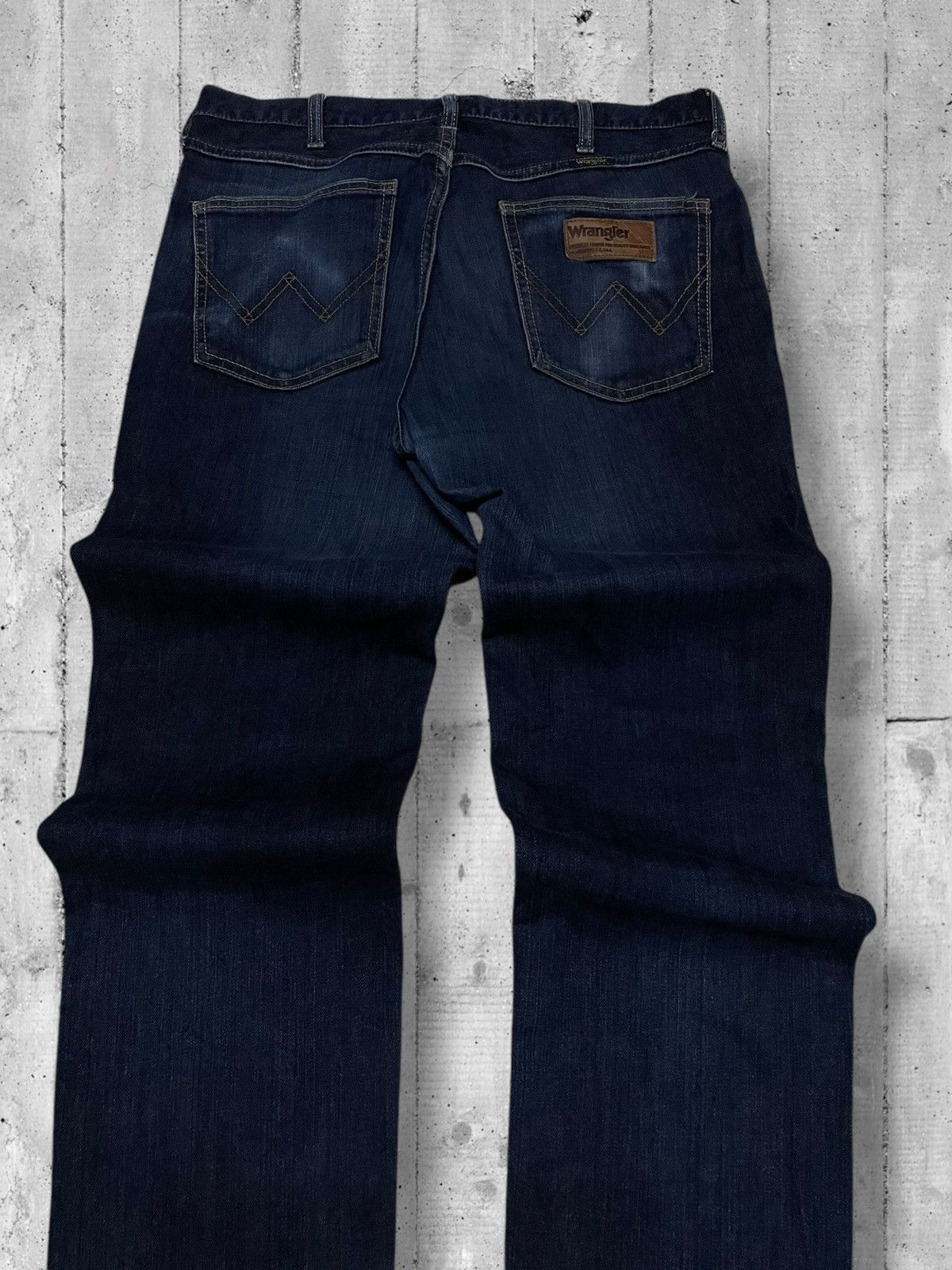 Designer × Vintage × Wrangler Vintage 90s Designer Wrangler Crafted With Pride Blue Denim Size US 32 / EU 48 - 11 Thumbnail