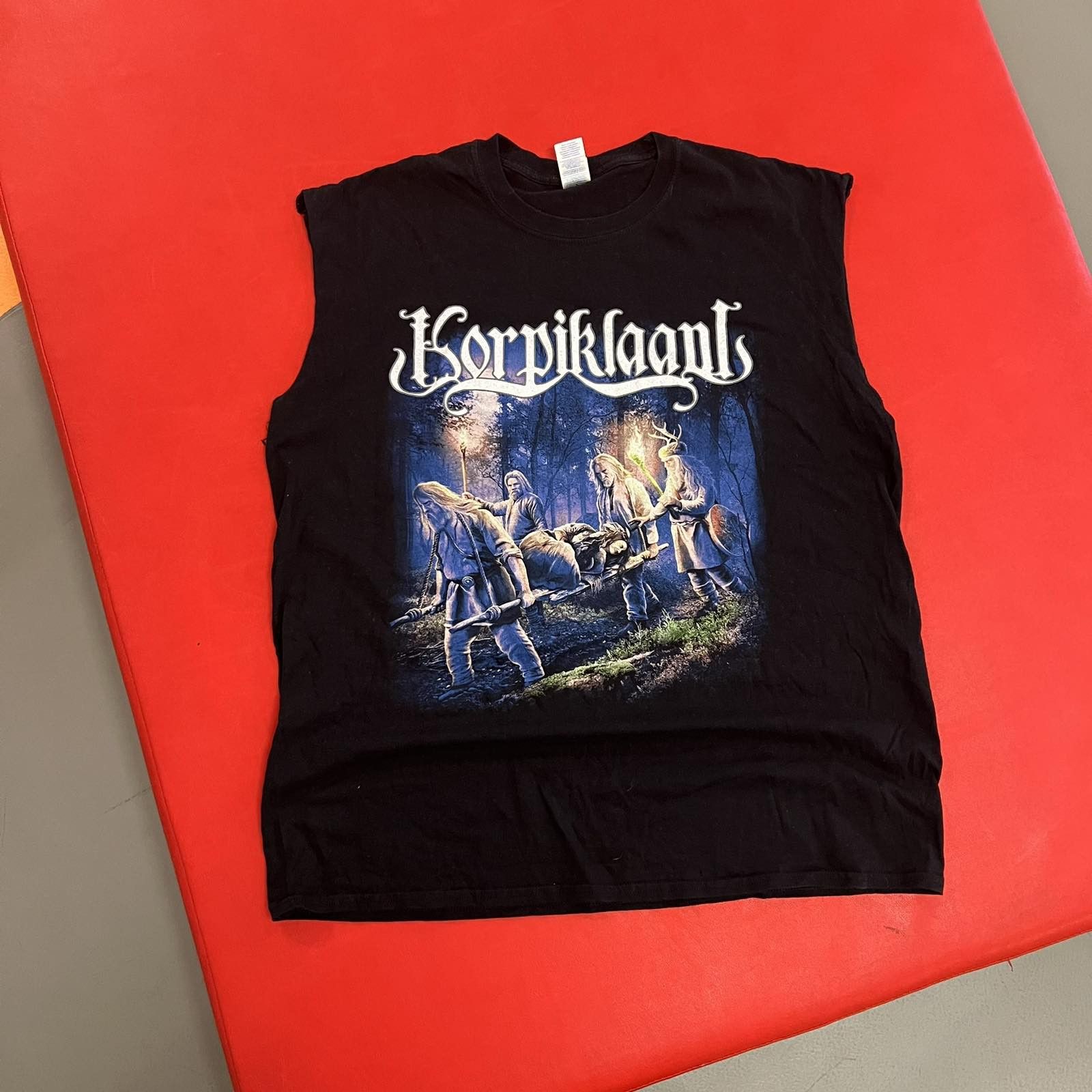 Band Tees Vintage Korpiklaani Finish Folk Metal Mafia Tour Band Tee Size US XXL / EU 58 / 5 - 1 Thumbnail