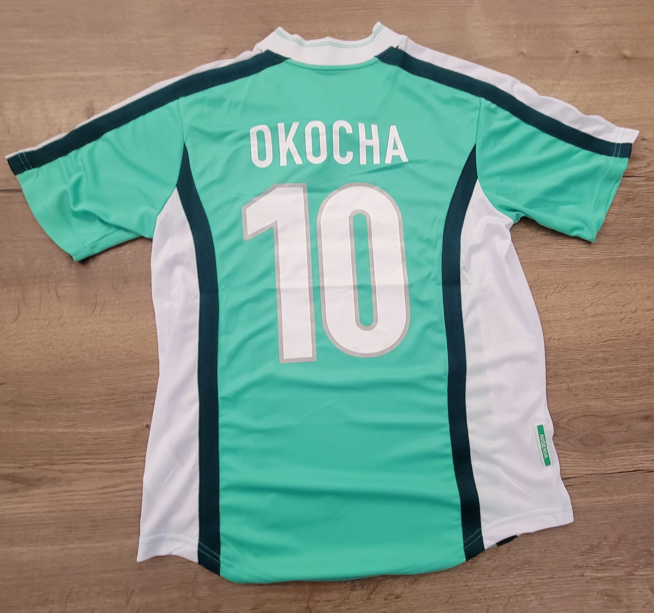 Okocha 10 Nigeria 1998 Vintage Soccer Jersey Trikot