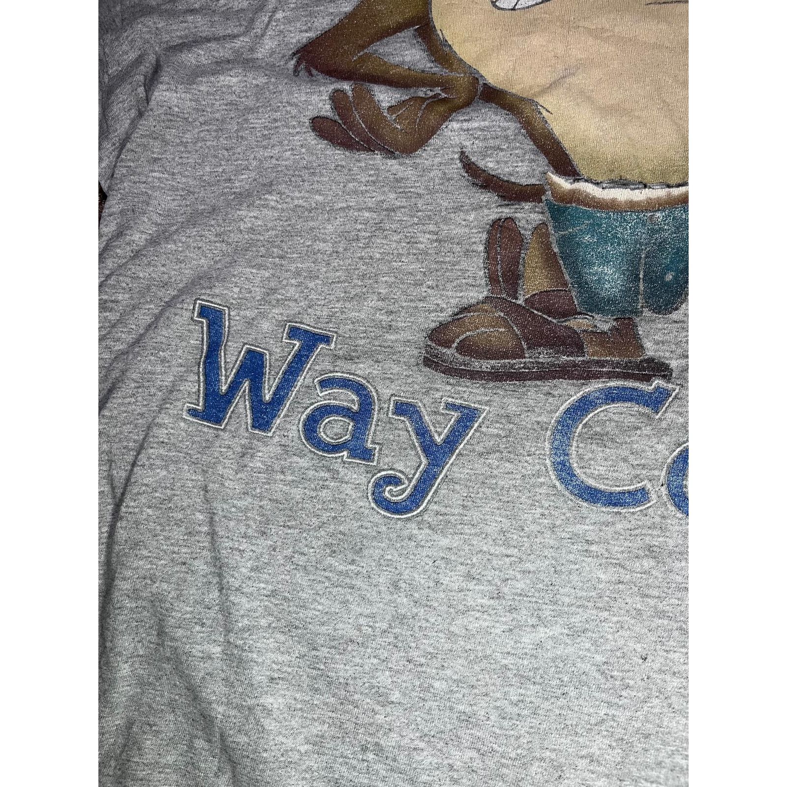 Other 😎 Vintage Looney Tunes Taz “Way Cool”Sweatshirt – Size L Size L / US 10 / IT 46 - 5 Thumbnail