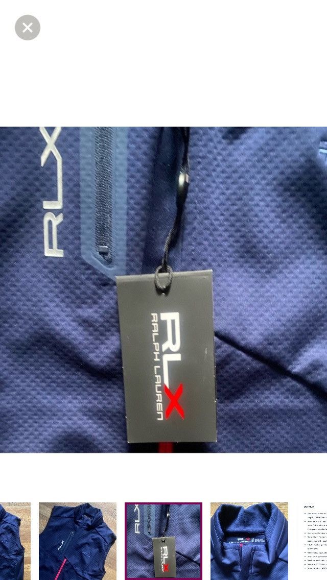 RLX Ralph Lauren RLX Ralph Lauren Bonded Vest Medium Size US M / EU 48-50 / 2 - 6 Thumbnail