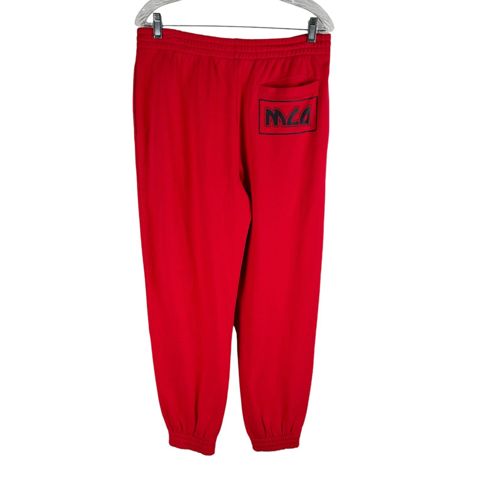 Alexander McQueen New Mcq By Alexander Mcqueen Joggers Sweatpants Cotton Red M Size US 32 / EU 48 - 5 Thumbnail
