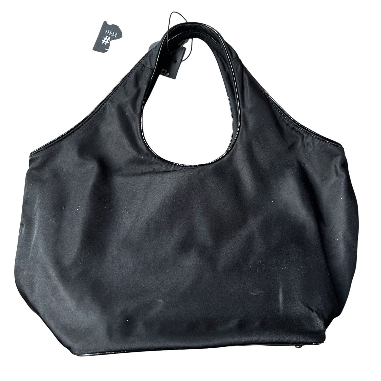 Kate Spade Kate Spade Black Nylon Ribbon Handbag - Polka Dot Interior Size ONE SIZE - 2 Thumbnail