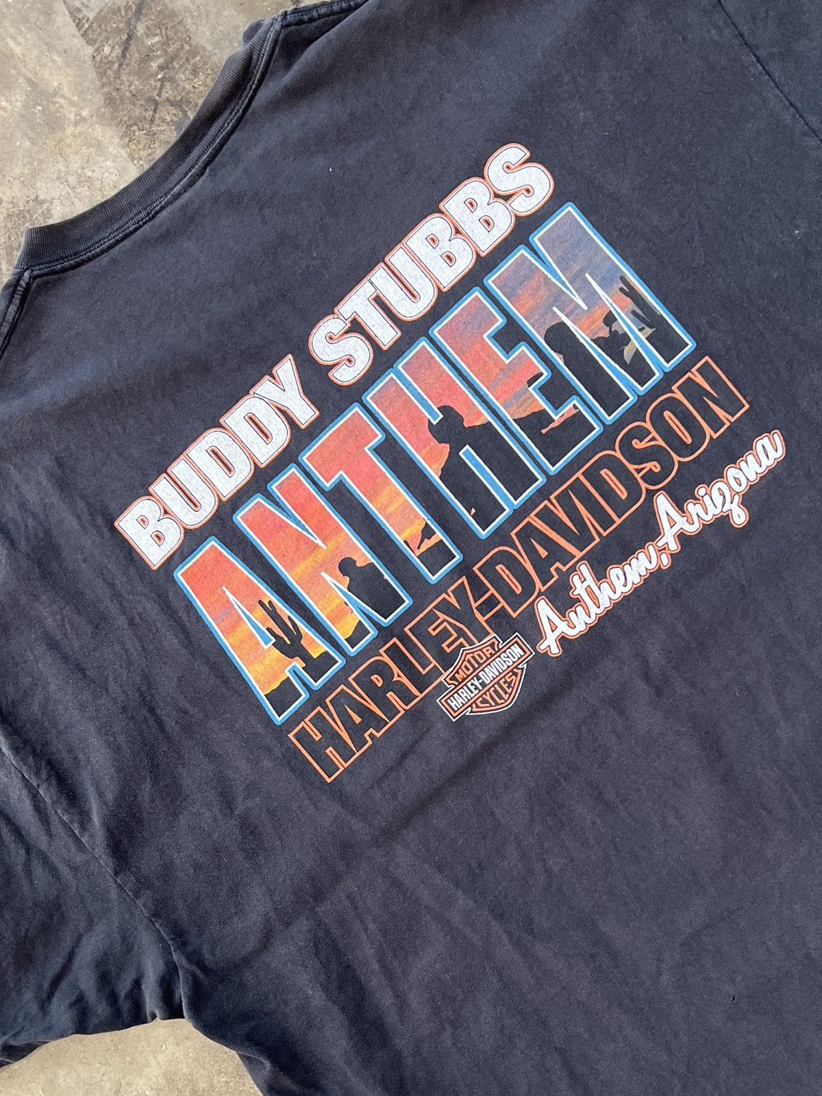 Harley Davidson × Vintage Vintage Harley Davidson Follow No One Buddy Stubbs Tee 3XL Size US XXL / EU 58 / 5 - 1 Thumbnail