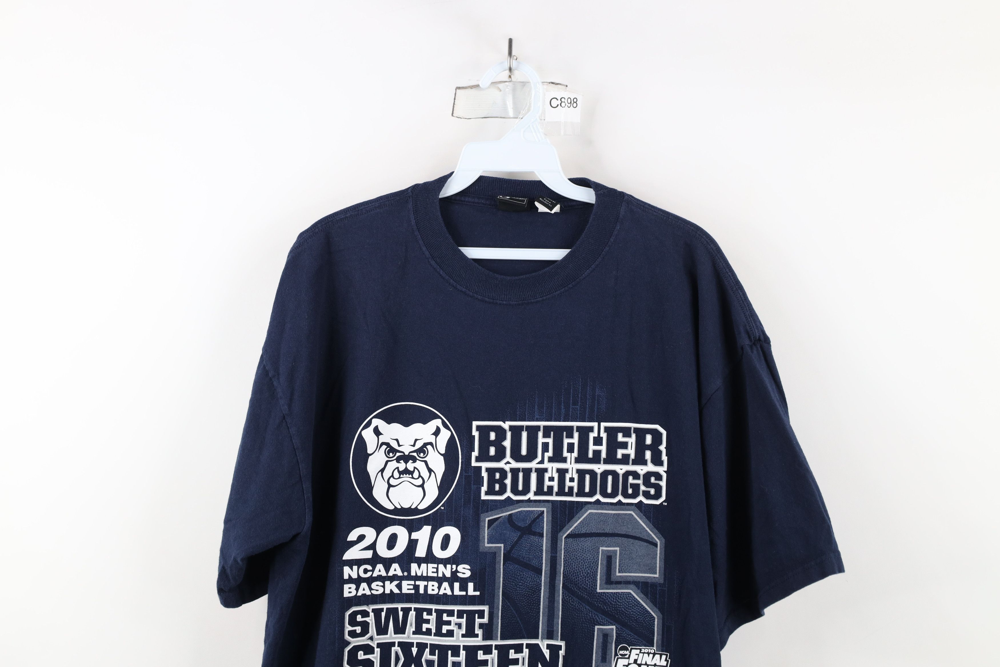Vintage Vintage Y2K Sixteen Butler University Basketball T-Shirt Size US XL / EU 56 / 4 - 2 Thumbnail