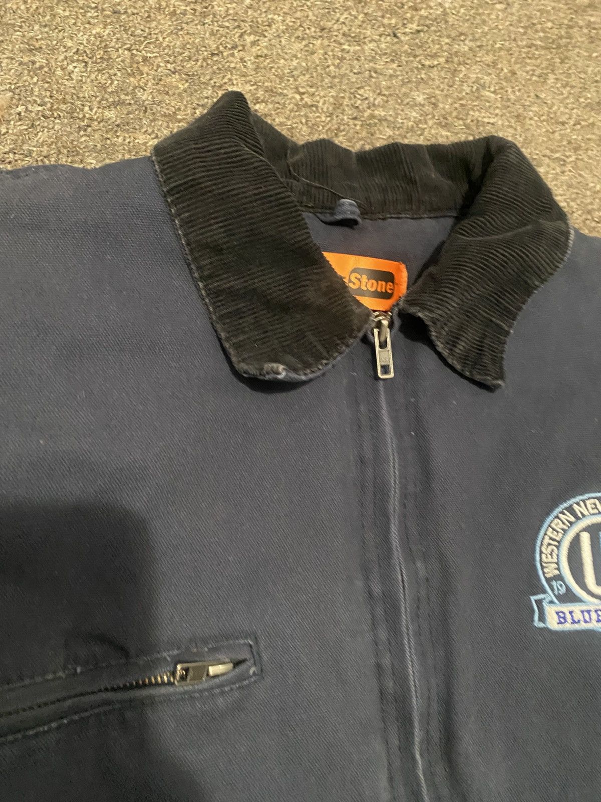 Vintage Thrifted Detroit Jacket Navy Blue Size US XL / EU 56 / 4 - 3 Thumbnail