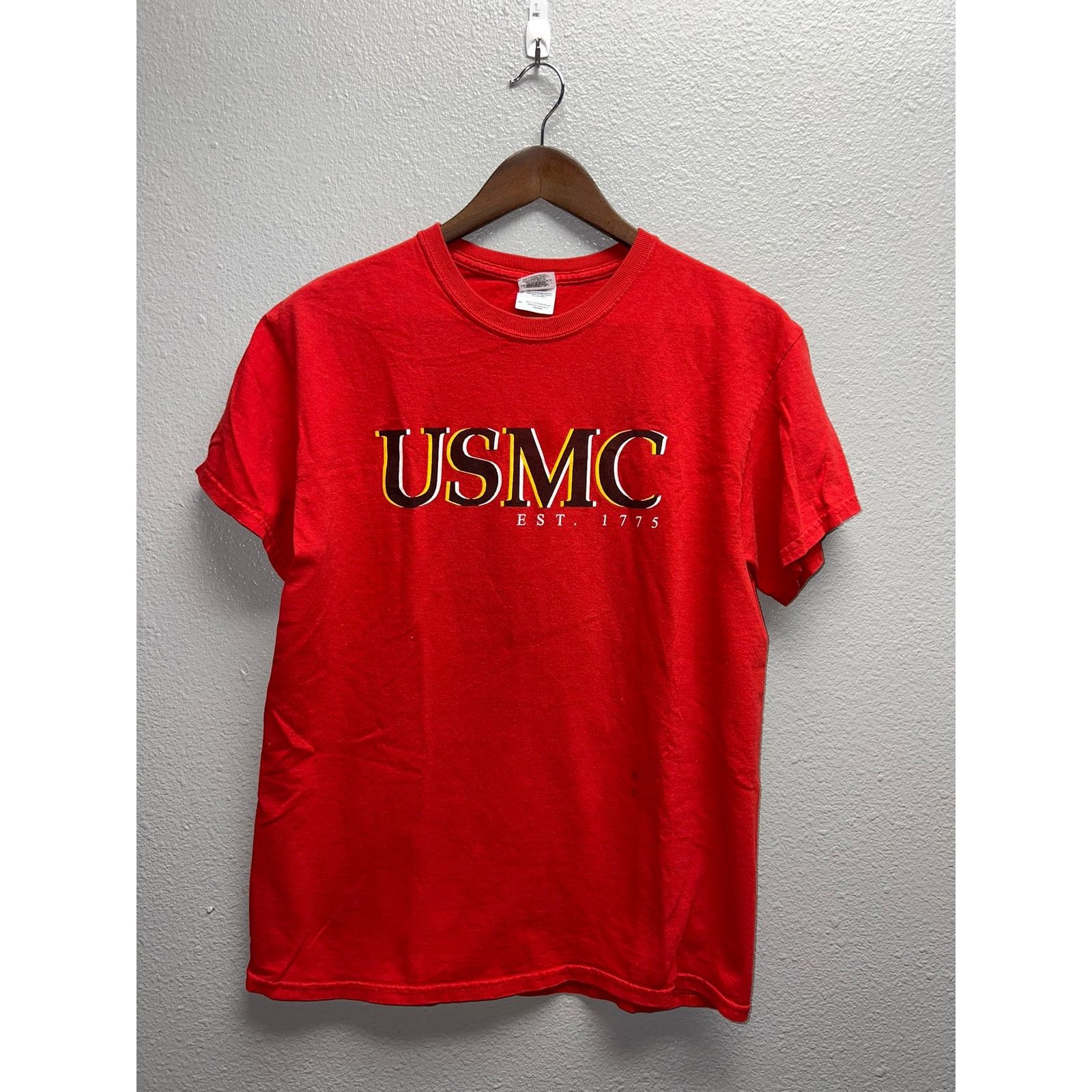 Gildan Vintage USMC Shirt United States Marine Corps Medium Stain Size US M / EU 48-50 / 2 - 1 Thumbnail