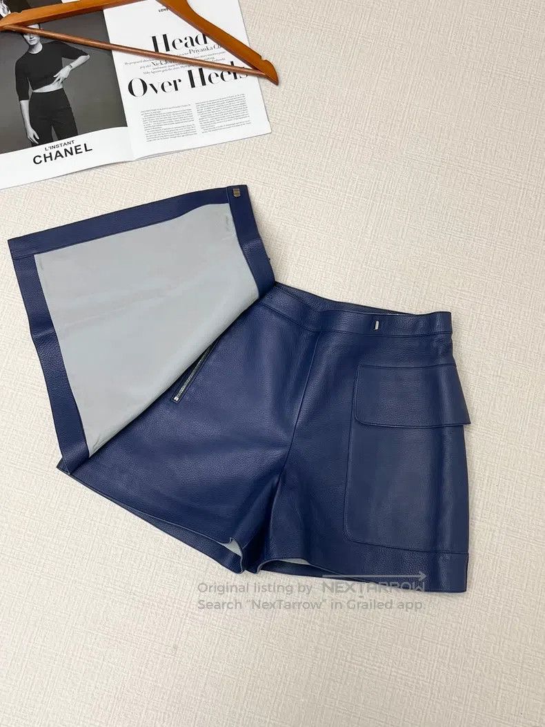 Hermes Hermes Leather Pants Size 25" / US 0 / IT 36 - 1 Thumbnail