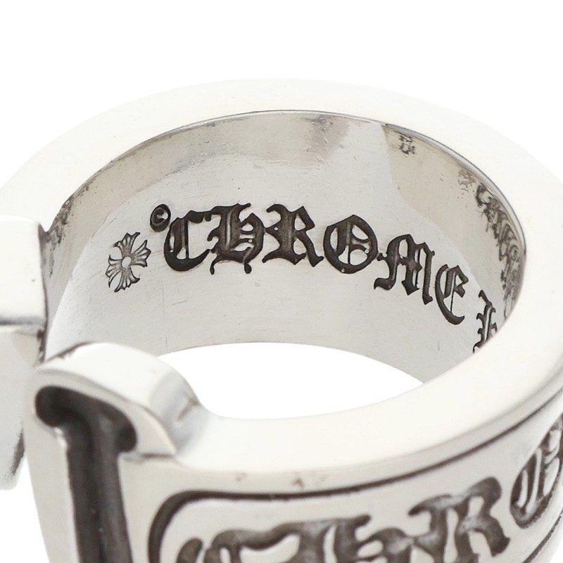 Chrome Hearts Chrome Hearts Large Scroll Label Silver Ring Size ONE SIZE - 3 Thumbnail