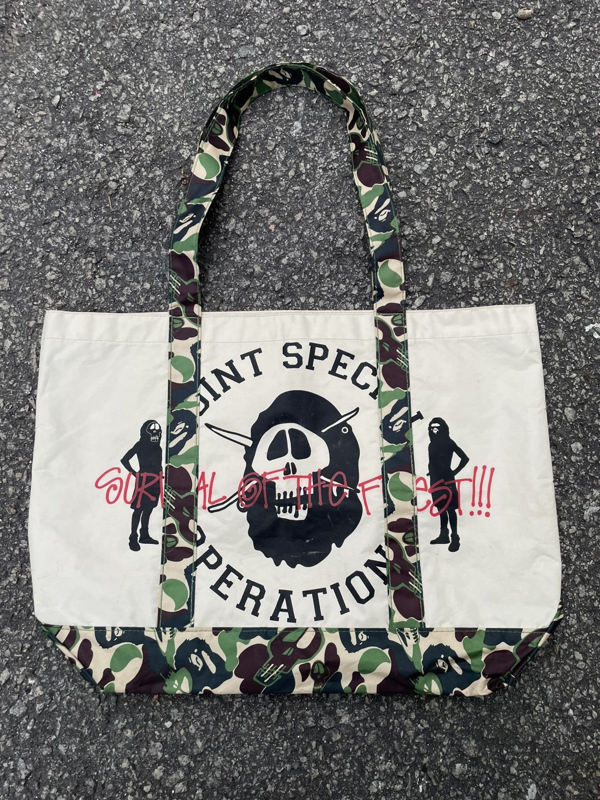 Bape × Stussy Bape X Stussy Nylon Tote Bag Size ONE SIZE - 3 Thumbnail