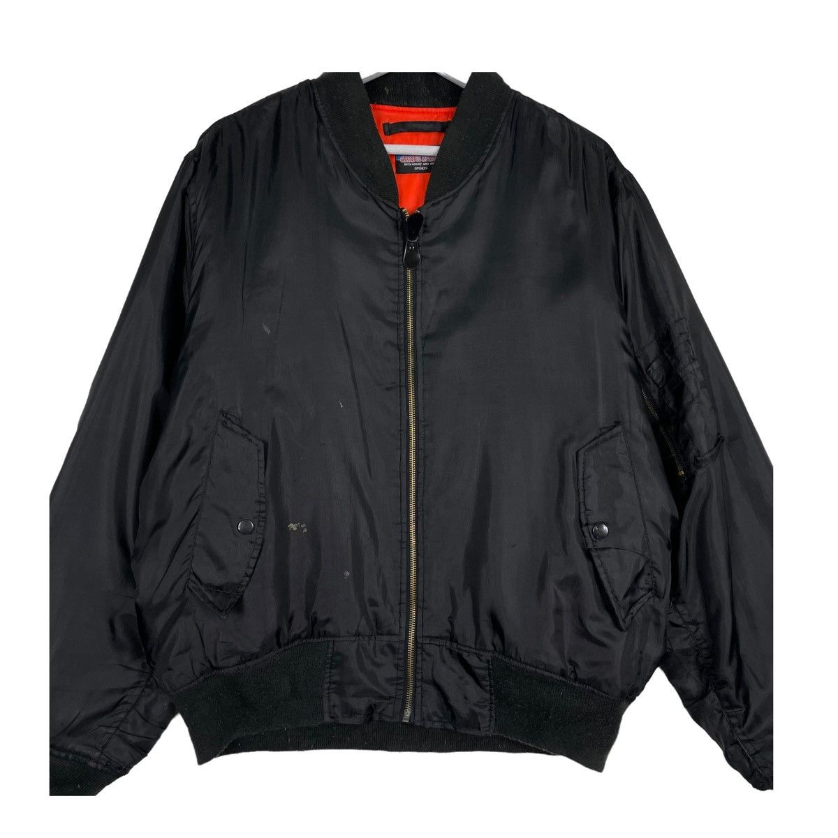 Japanese Brand × Sports Specialties 💥GRACEFUL MOTION JAPAN MA1 BOMBER RIOT FLIGHT JACKET Size US L / EU 52-54 / 3 - 6 Thumbnail