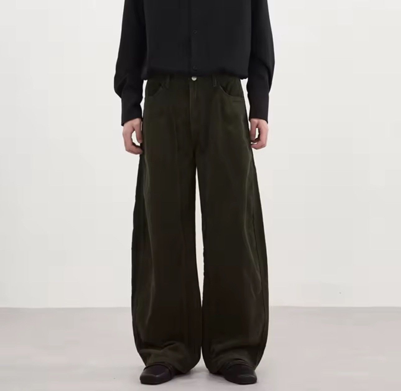 Vintage Corduroy Vintage Retro Style Wide Leg Loose Pants Y2k Size US 34 / EU 50 - 2 Thumbnail