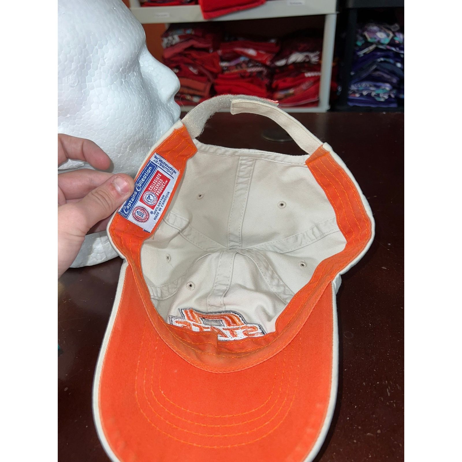 NCAA Oklahoma State Hat OSU NCAA Captains Collection College Cap Size ONE SIZE - 6 Thumbnail