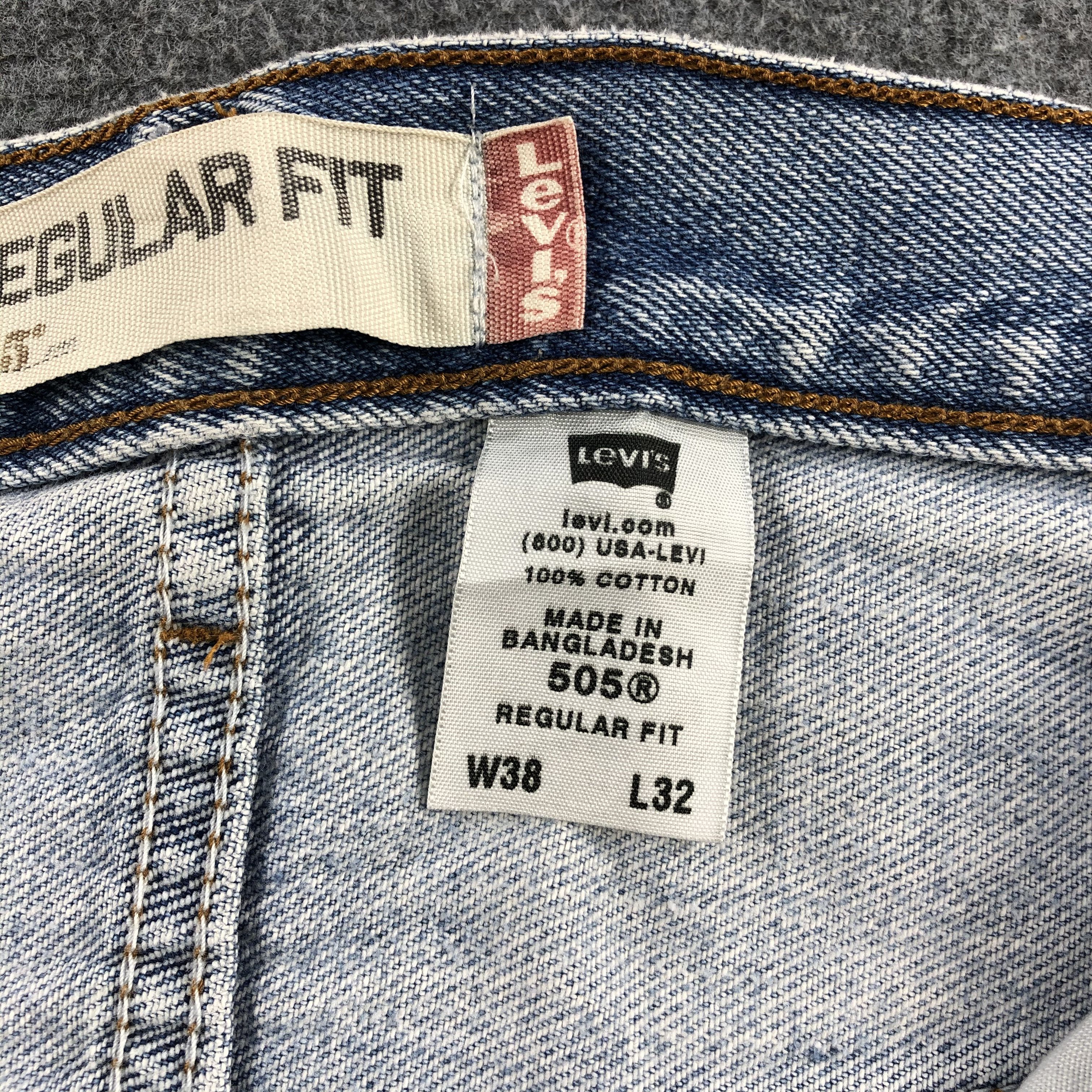 Levi's × Vintage Vintage Light Wash Levis 505 Jeans-JM1187 Size US 38 / EU 54 - 10 Thumbnail
