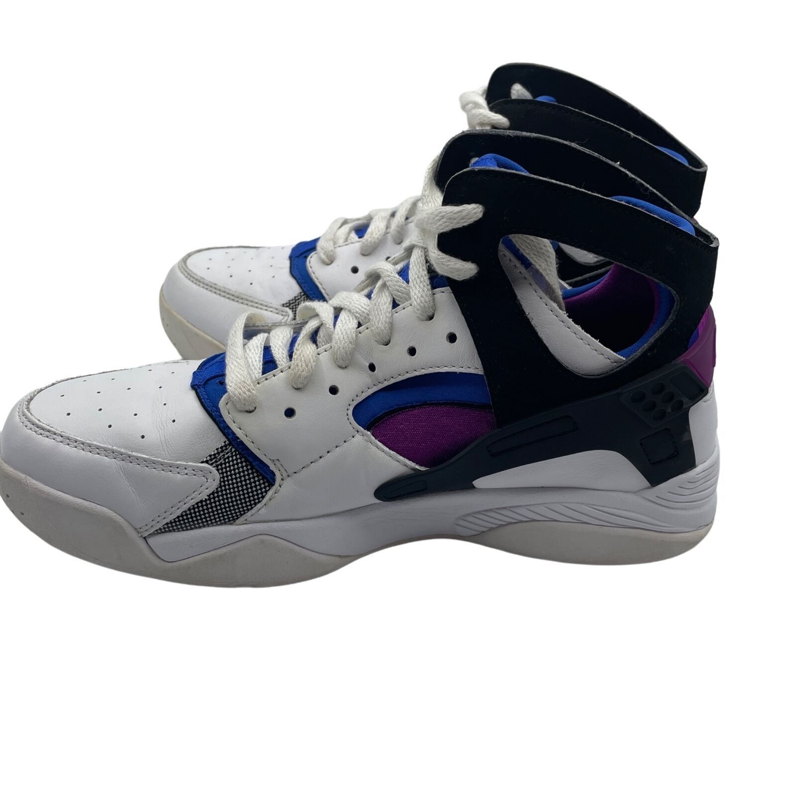 Nike Nike Air Huarache PRM QS Shoe White Blue Mens 8.5 Size US 8.5 / EU 41-42 - 5 Thumbnail