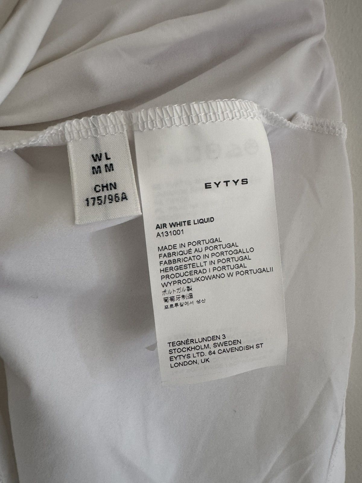 Eytys EYTYS White Air Liquid T Shirt Size US M / EU 48-50 / 2 - 4 Thumbnail