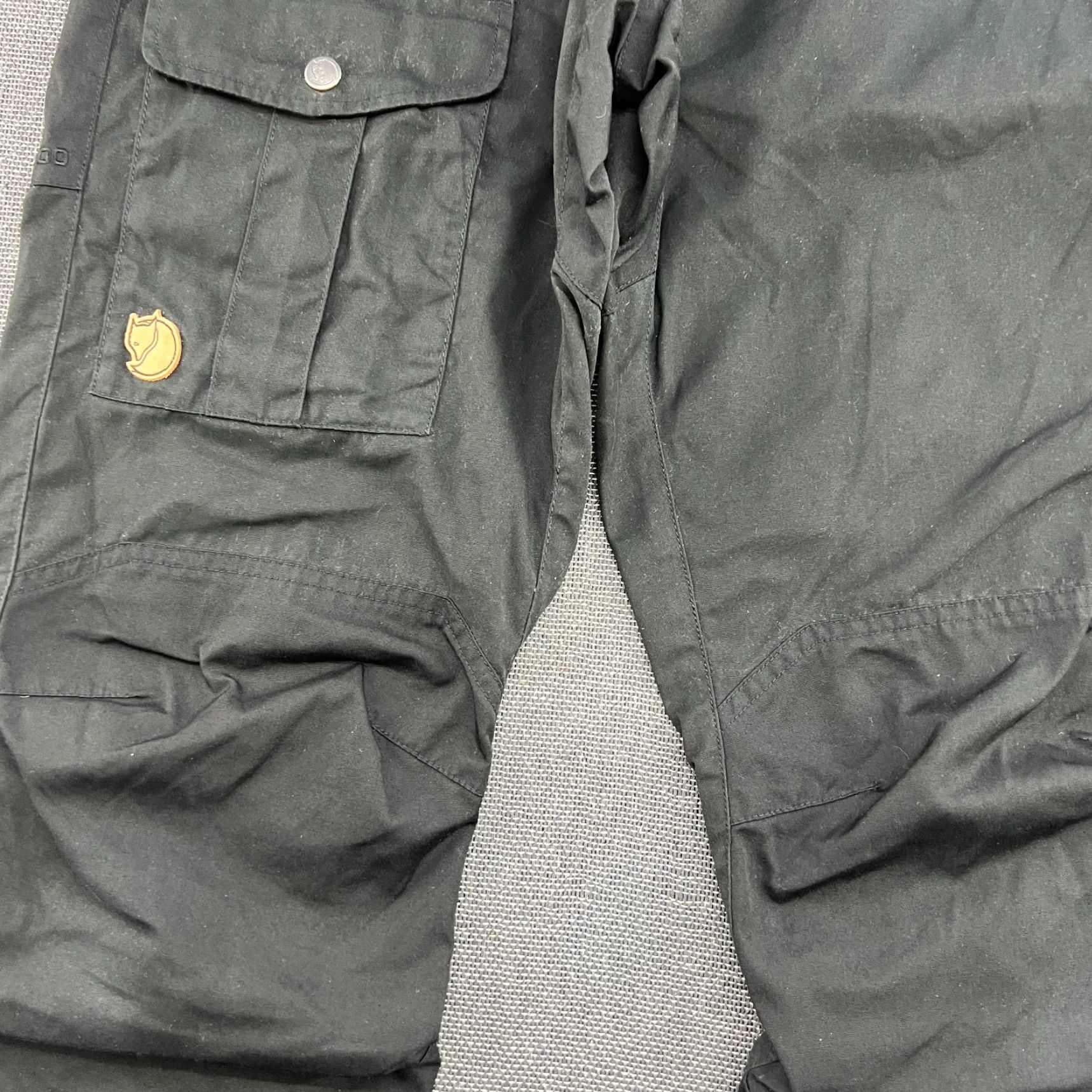 Vintage Fjällräven Niis Trousers Mens Pants 46 Black G-1000 Outdoor Hiking Track Pants Mens 46 Black Size US 30 / EU 46 - 6 Thumbnail