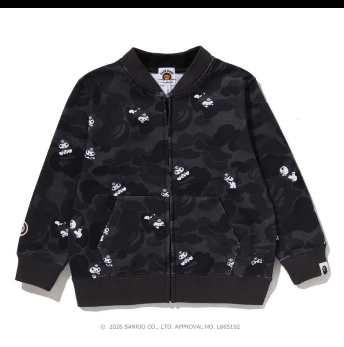 Bape Japan Exclusive BAPE x Sanrio Kuromi Camo Hoodie w/ Ears Size XXS / US 00 / IT 34 - 2 Thumbnail