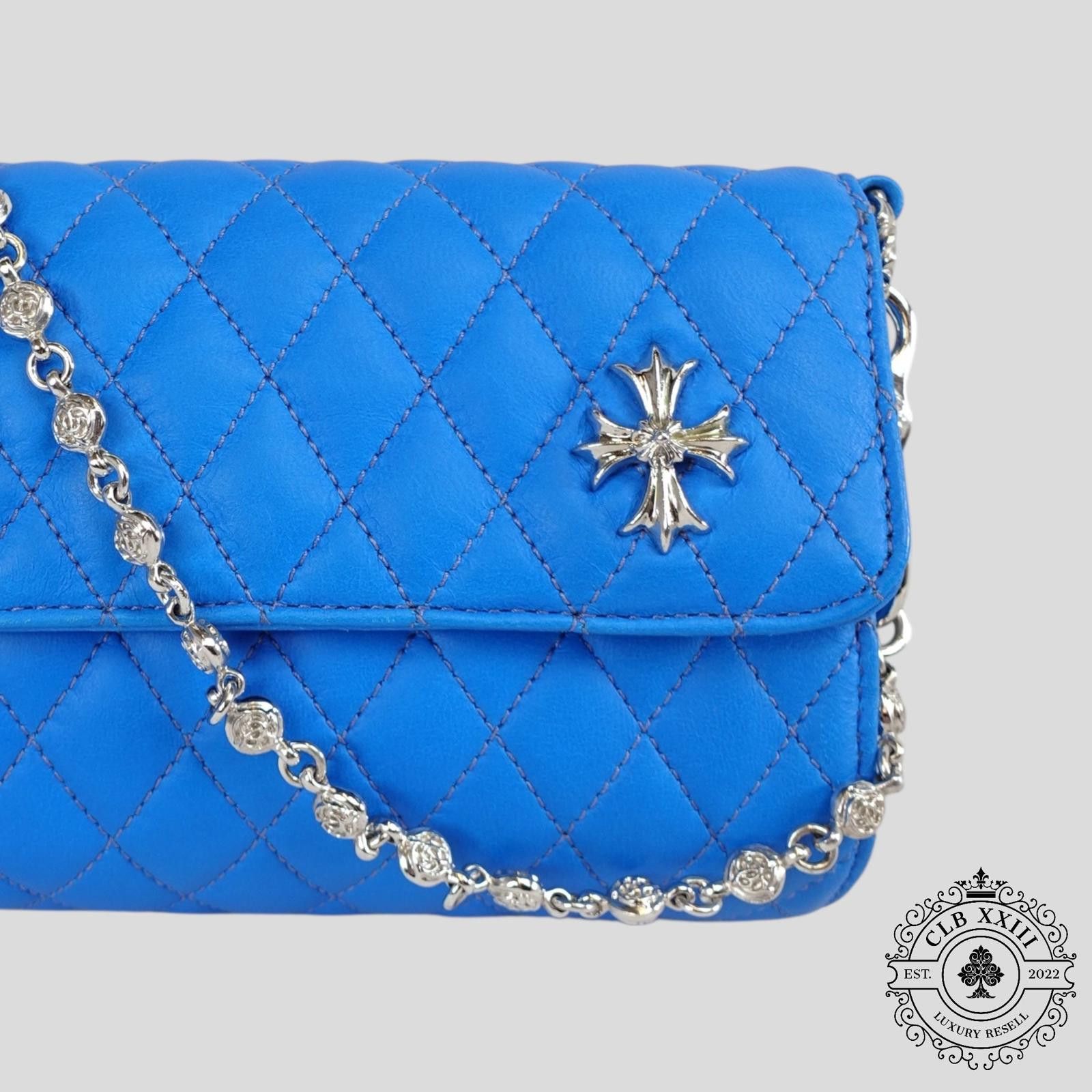 Chrome Hearts Chrome Hearts Quilted Purse in Light Blue Size ONE SIZE - 2 Thumbnail