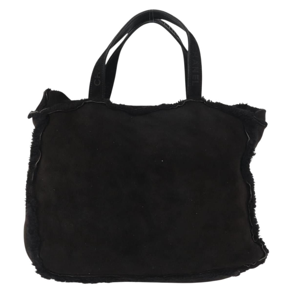 Chanel Chanel Mouton Black CC Tote Bag Size ONE SIZE - 2 Thumbnail