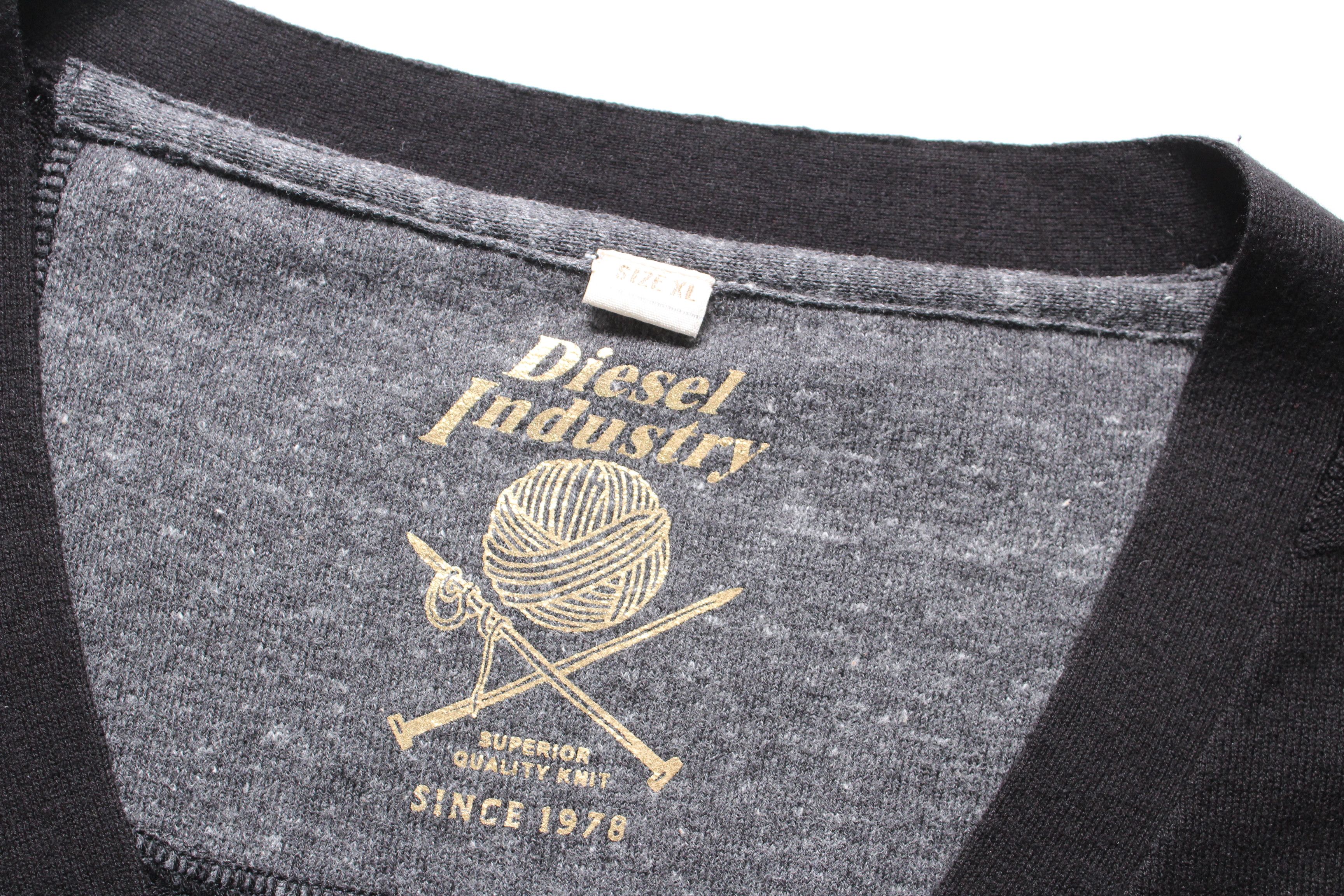 Diesel Diesel Cardigan Sweater Mens Size XL Vintage Rare Hype Size US L / EU 52-54 / 3 - 11 Thumbnail