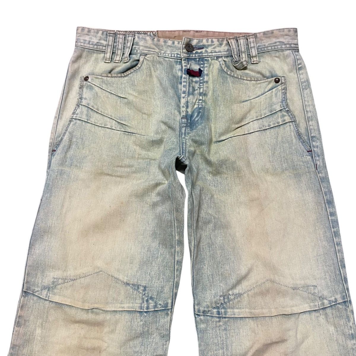 Marithe + Francois Girbaud Marithe Francois Girbaud Denim Mudwash Baggy Jeans Size US 32 / EU 48 - 3 Thumbnail