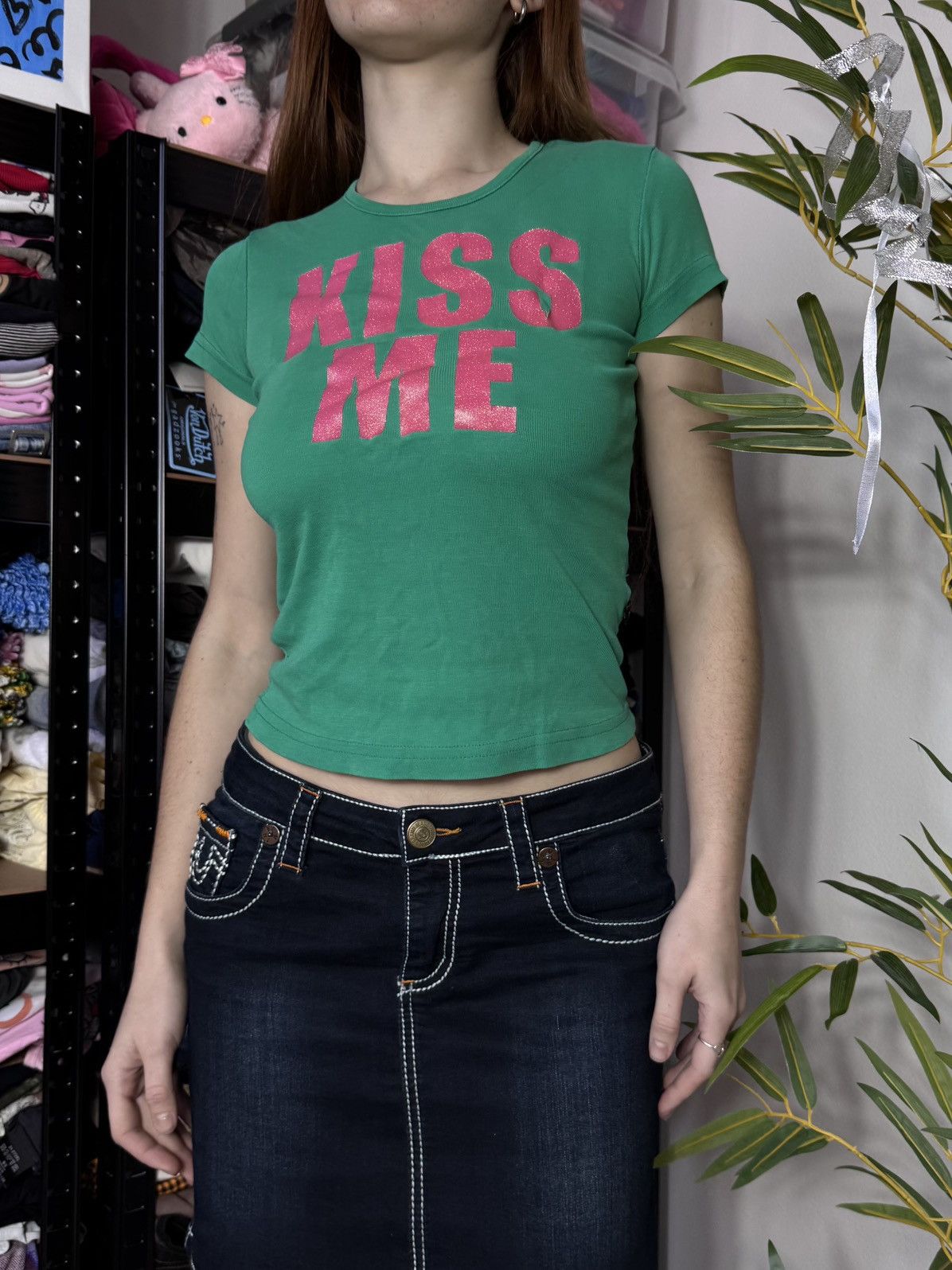 Vintage VINTAGE KISS ME HUMOUR TEE SHIRT Size XS / US 0-2 / IT 36-38 - 3 Thumbnail