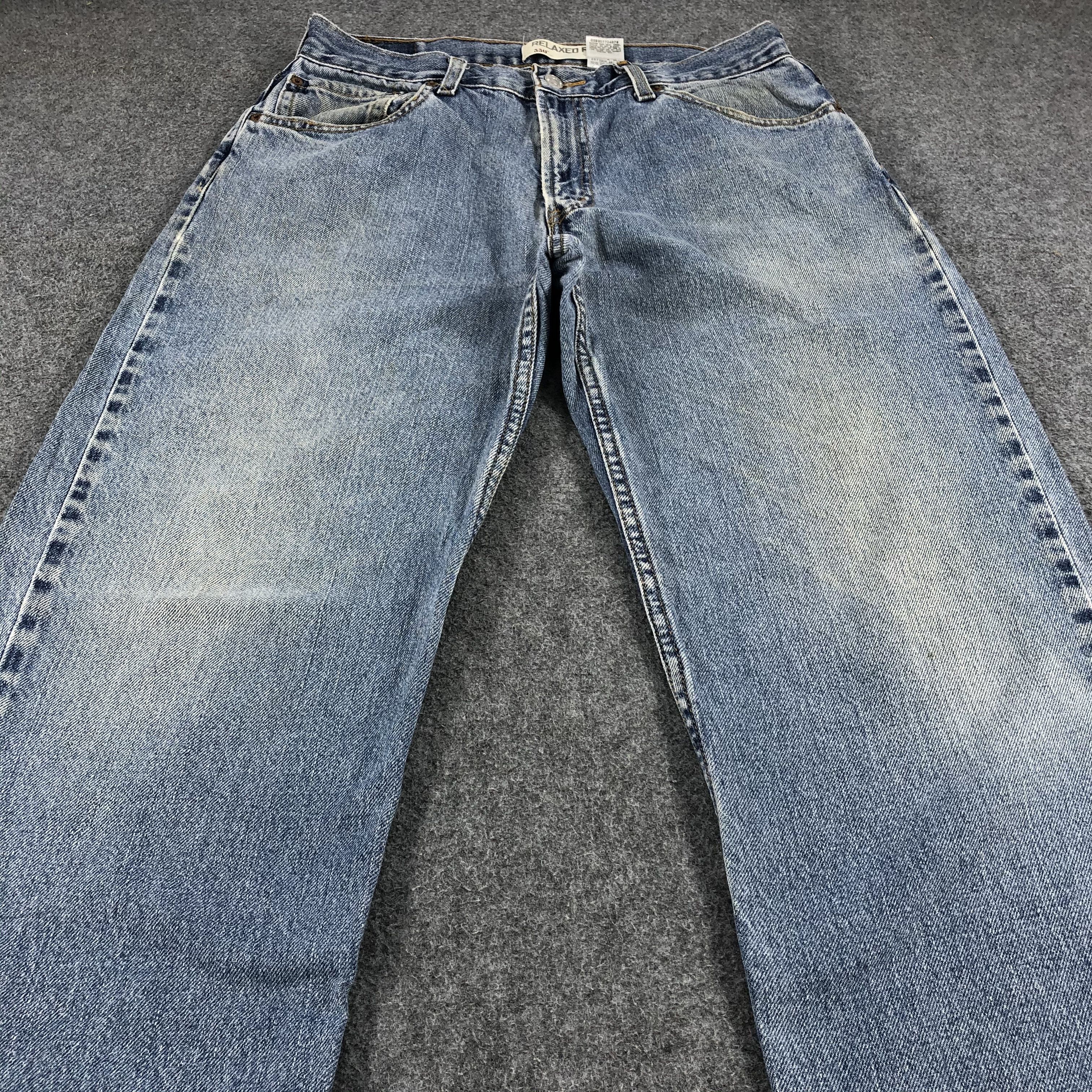 Levi's Vintage Levis Jeans Lot 550 Stone Washed Denim-J1004 Size US 33 - 3 Thumbnail