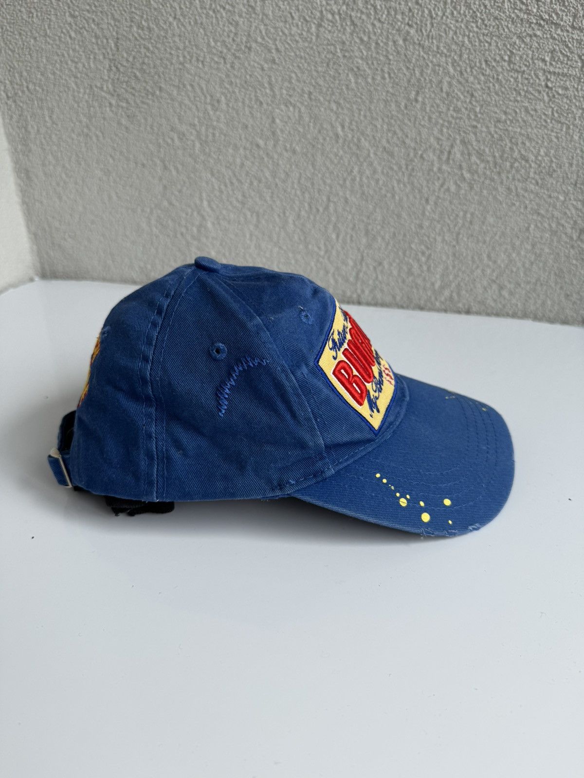 Vintage Vintage Bugatti Billioniare Cap Blue Racing Size ONE SIZE - 2 Thumbnail