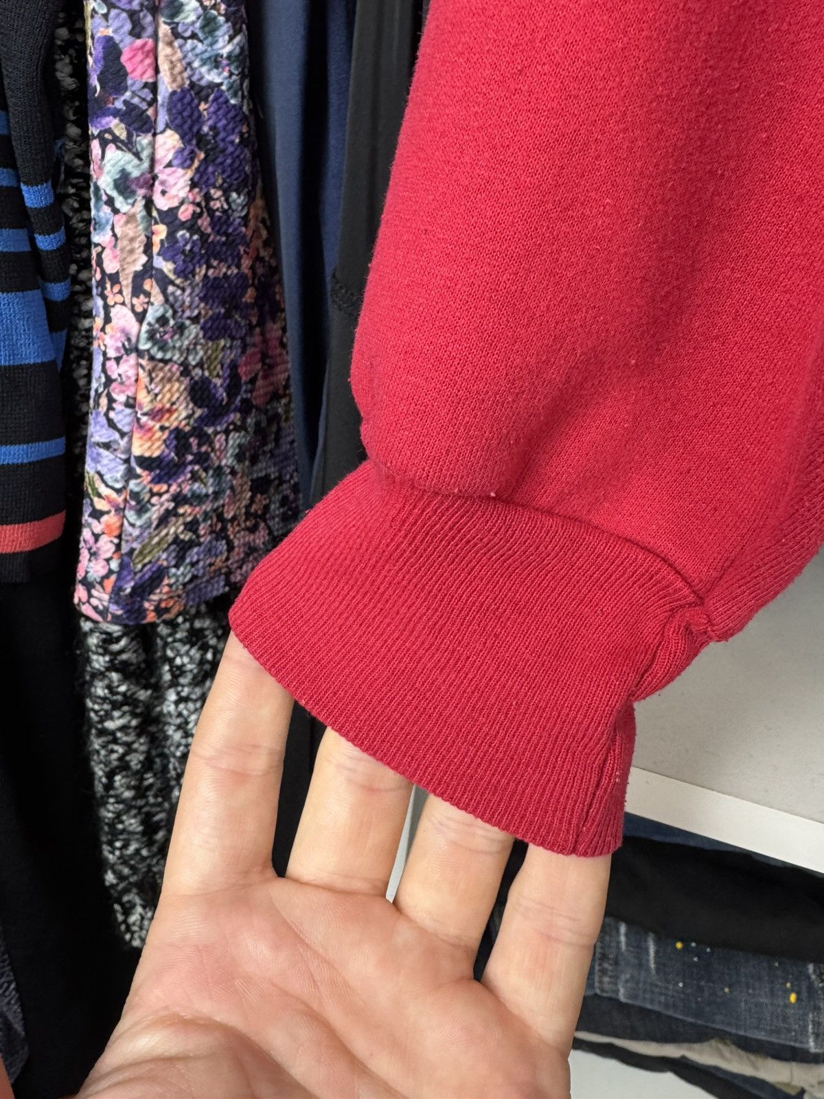 Hanes Hanes Red Blank Hoodie Size US XL / EU 56 / 4 - 8 Thumbnail