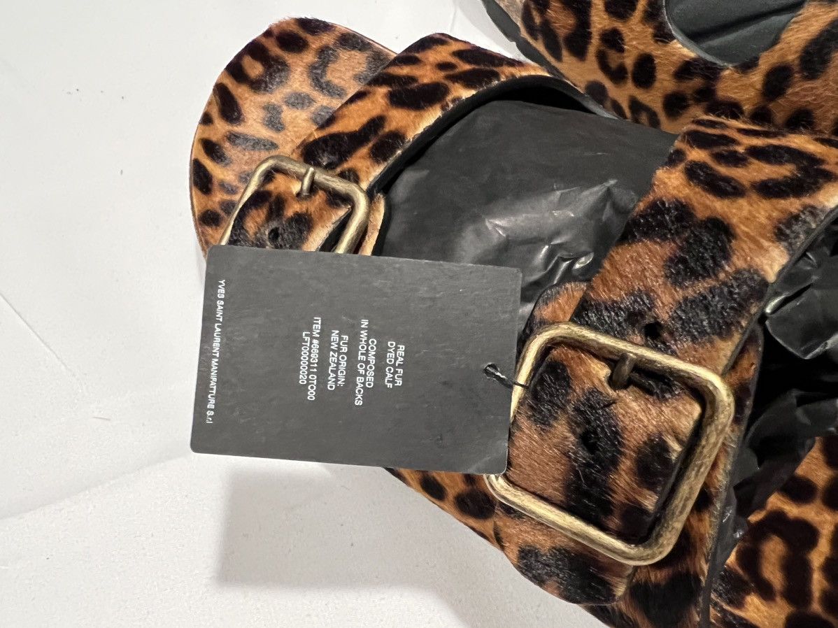 Saint Laurent Paris Saint Laurent pony hair leopard print sandals. 43/10 Size US 10 / EU 43 - 4 Thumbnail