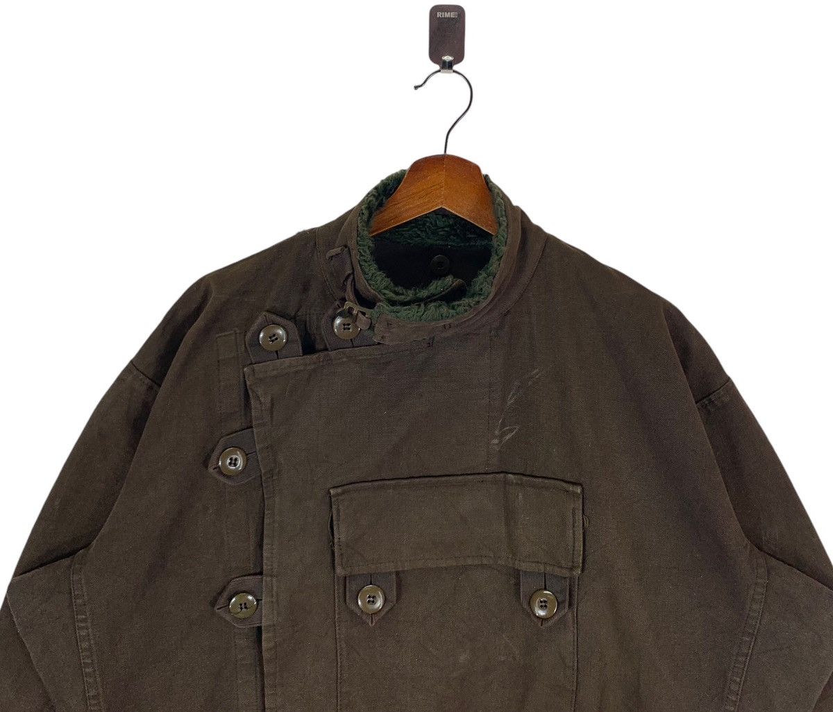 Vintage ⚡️⚡️VINTAGE SWEDISH ARMY MOTORCYCLE BIKERS JACKET C50 Size US L / EU 52-54 / 3 - 6 Thumbnail