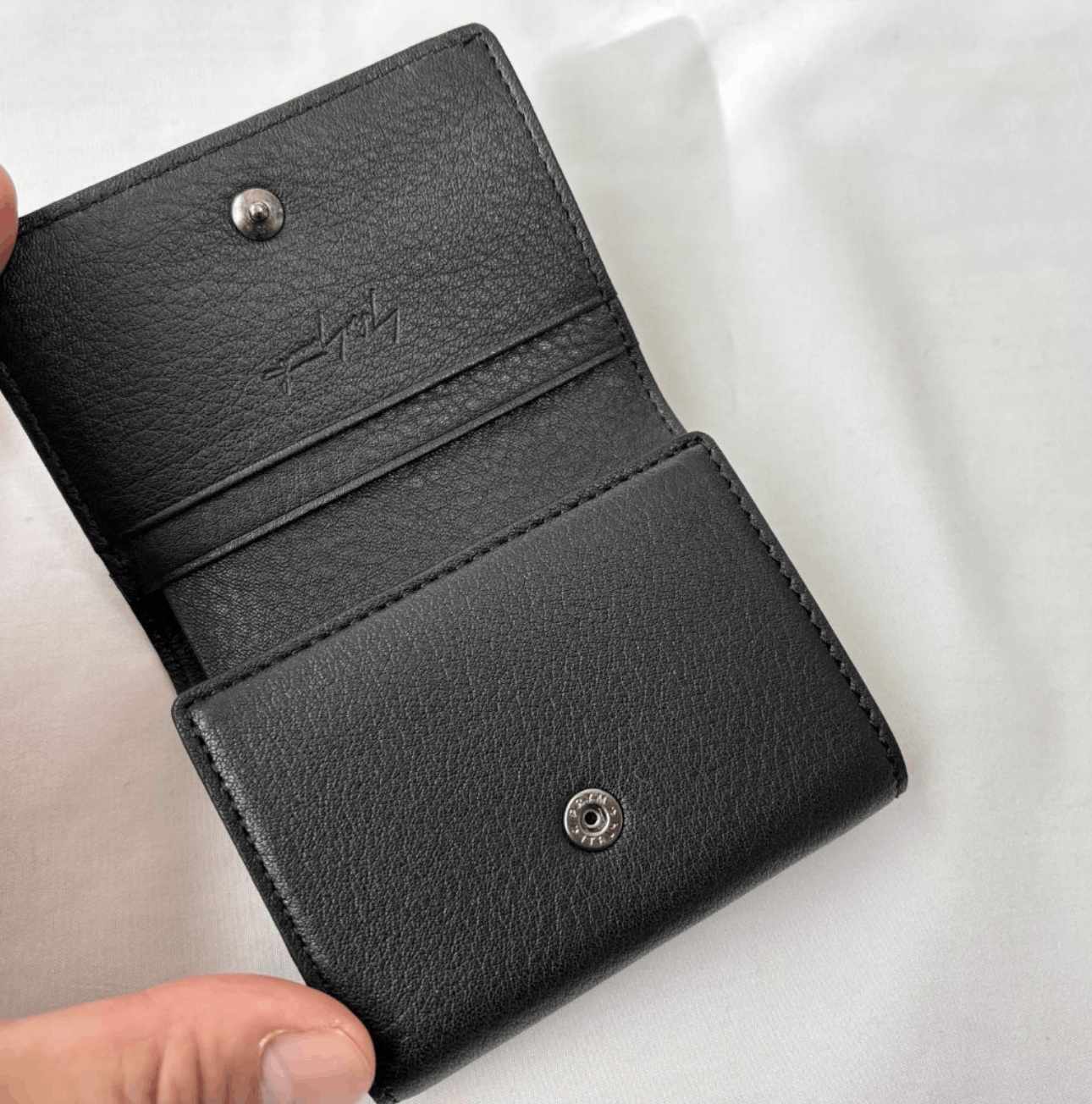 Yohji Yamamoto Discord Yohji Yamamoto - Compact 3-fold Leather Wallet Size ONE SIZE - 11 Thumbnail