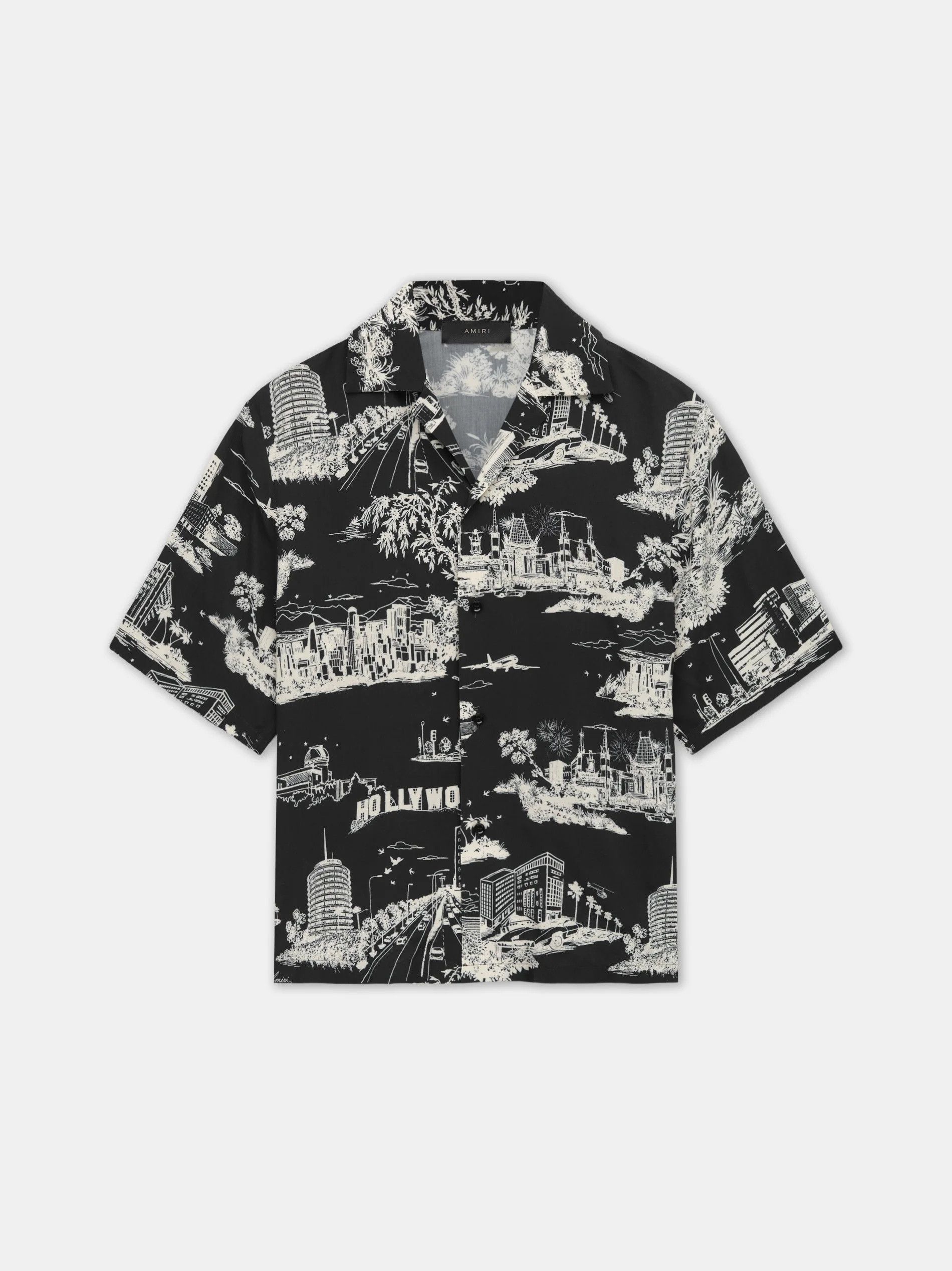 Amiri o1orln1025 LA Landmark Shirt in Black/White Size US M / EU 48-50 / 2 - 1 Thumbnail