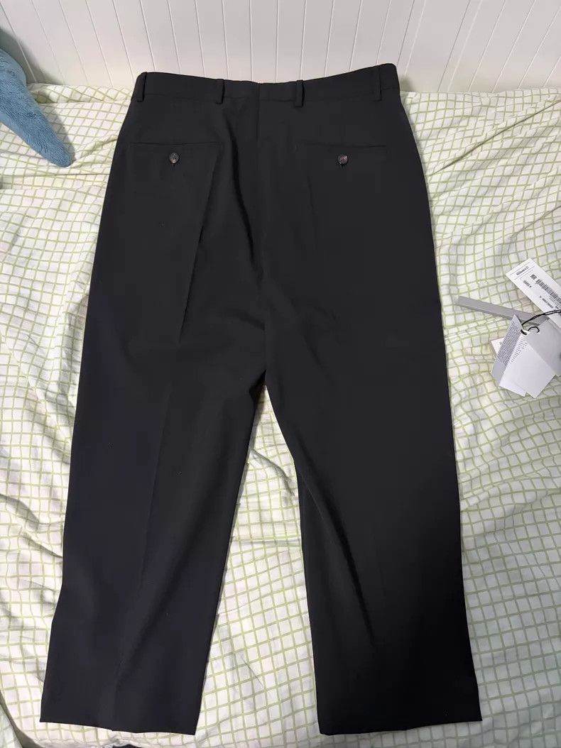 Rick Owens Rick Owens Worsted wool ankle-baring trousers Size US 36 / EU 52 - 2 Thumbnail