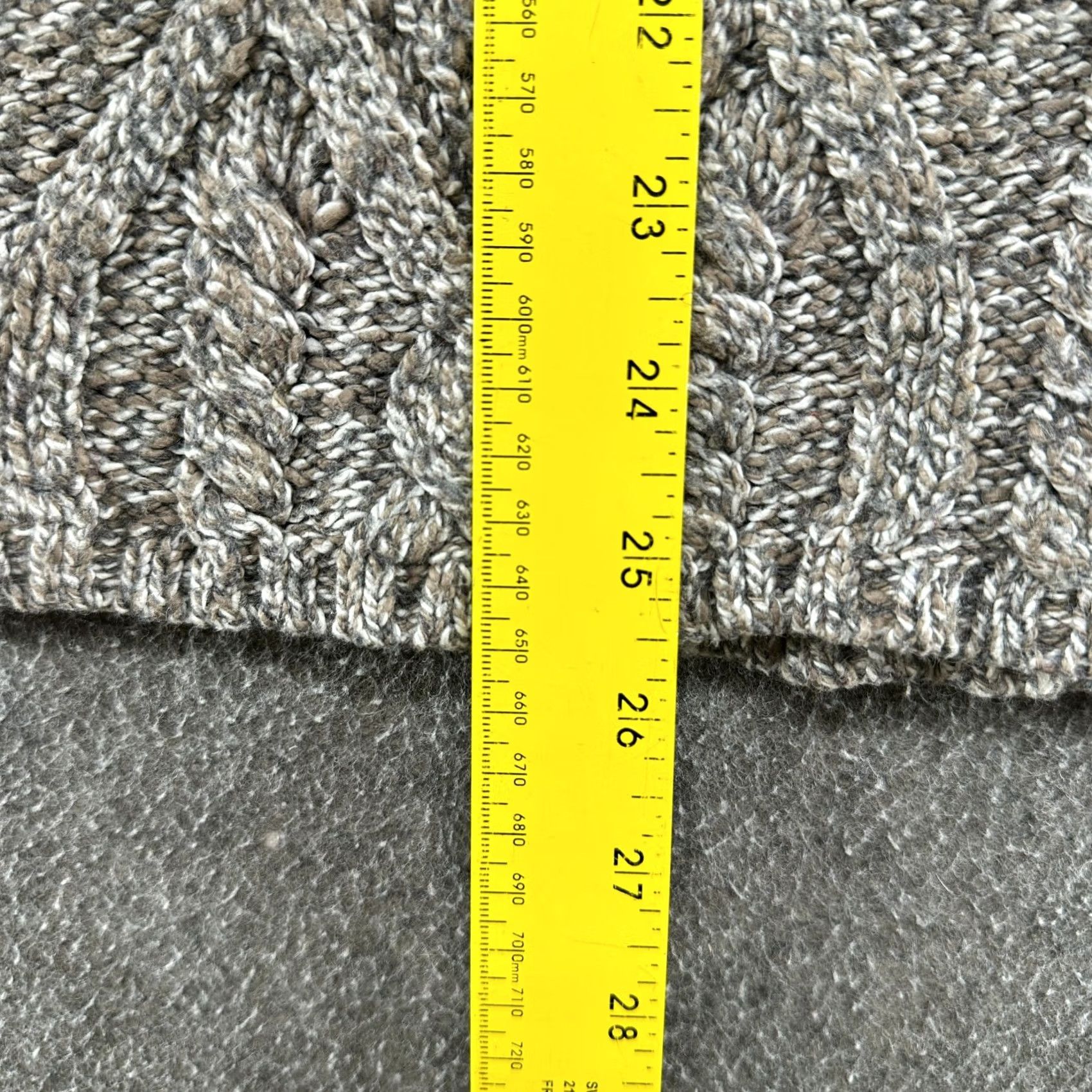 Vintage VINTAGE Structure Sweater Mens XL Brown Cable-Knit Cotton Wool Pullover 90s Season Fall Winter Men Size US XL / EU 56 / 4 - 7 Thumbnail