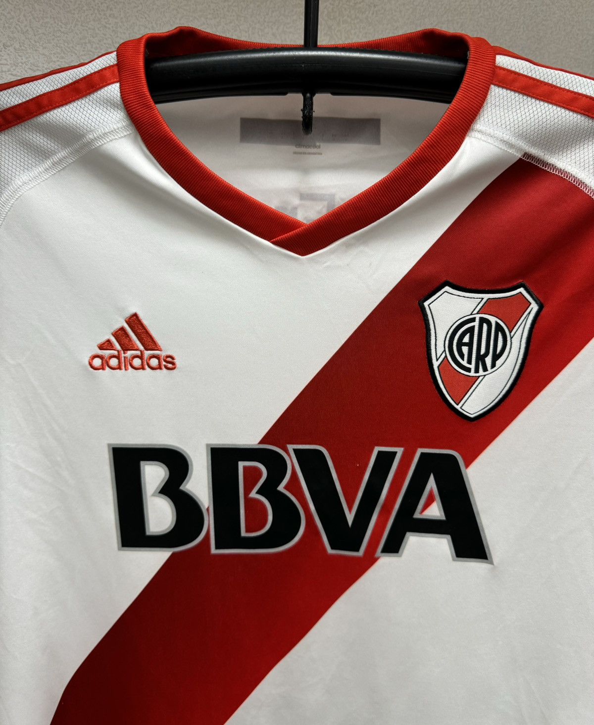Adidas River plate Argentina adidas soccer jersey 2016/17 L sz Size US L / EU 52-54 / 3 - 6 Thumbnail
