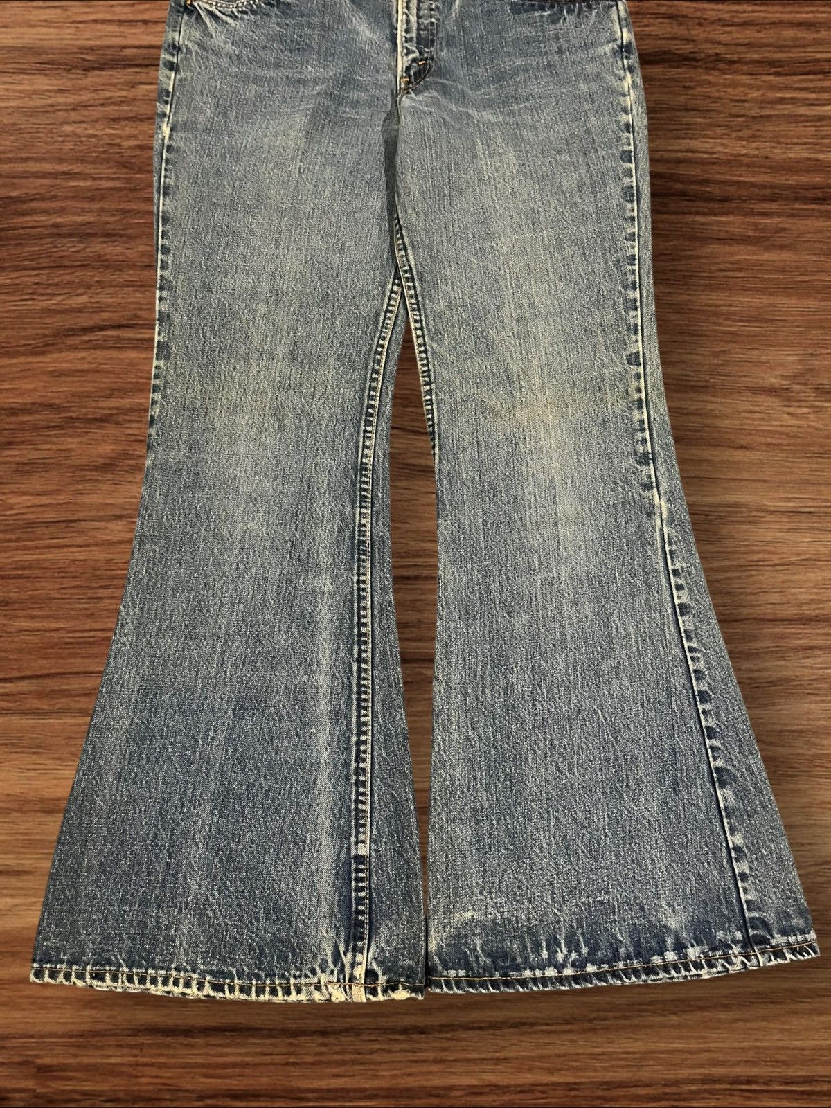 Levi's × Vintage Levi’s 684 Jeans Bell Bottom Flare Bootcut Talon #8 Size US 32 / EU 48 - 7 Thumbnail