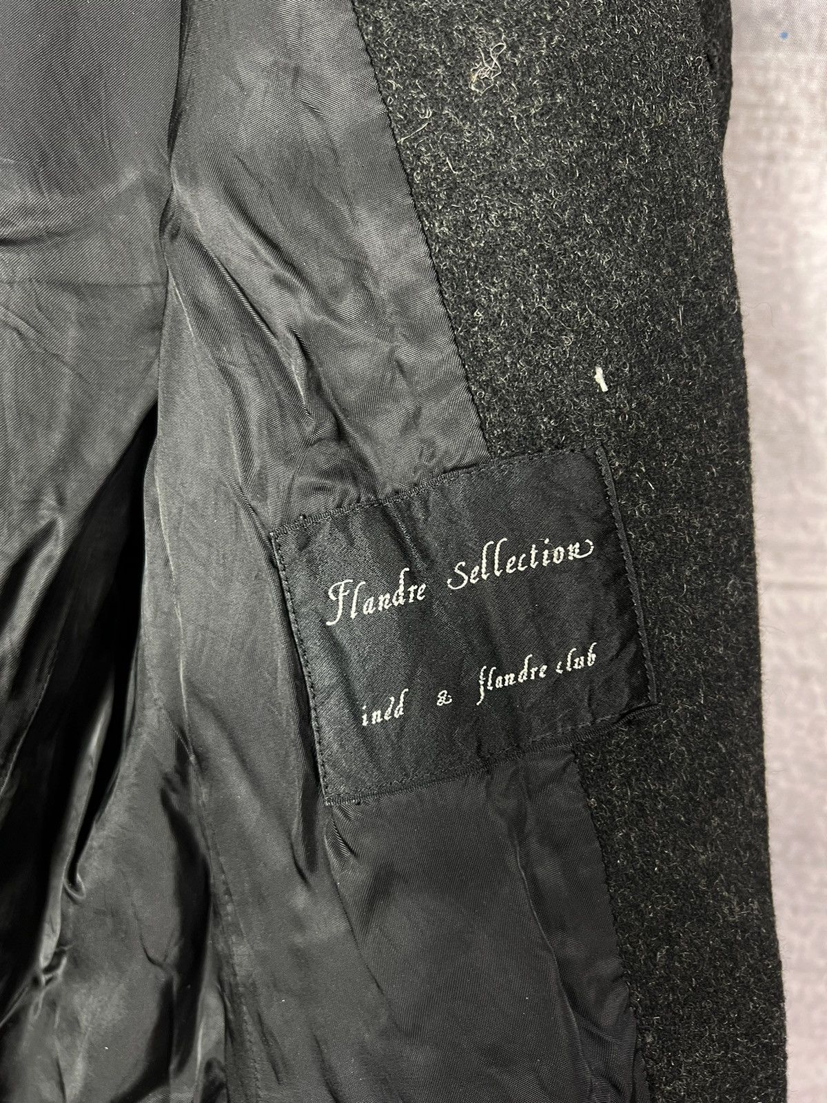 Flandre Sellection Formal Japan Made Collared Wool Coat