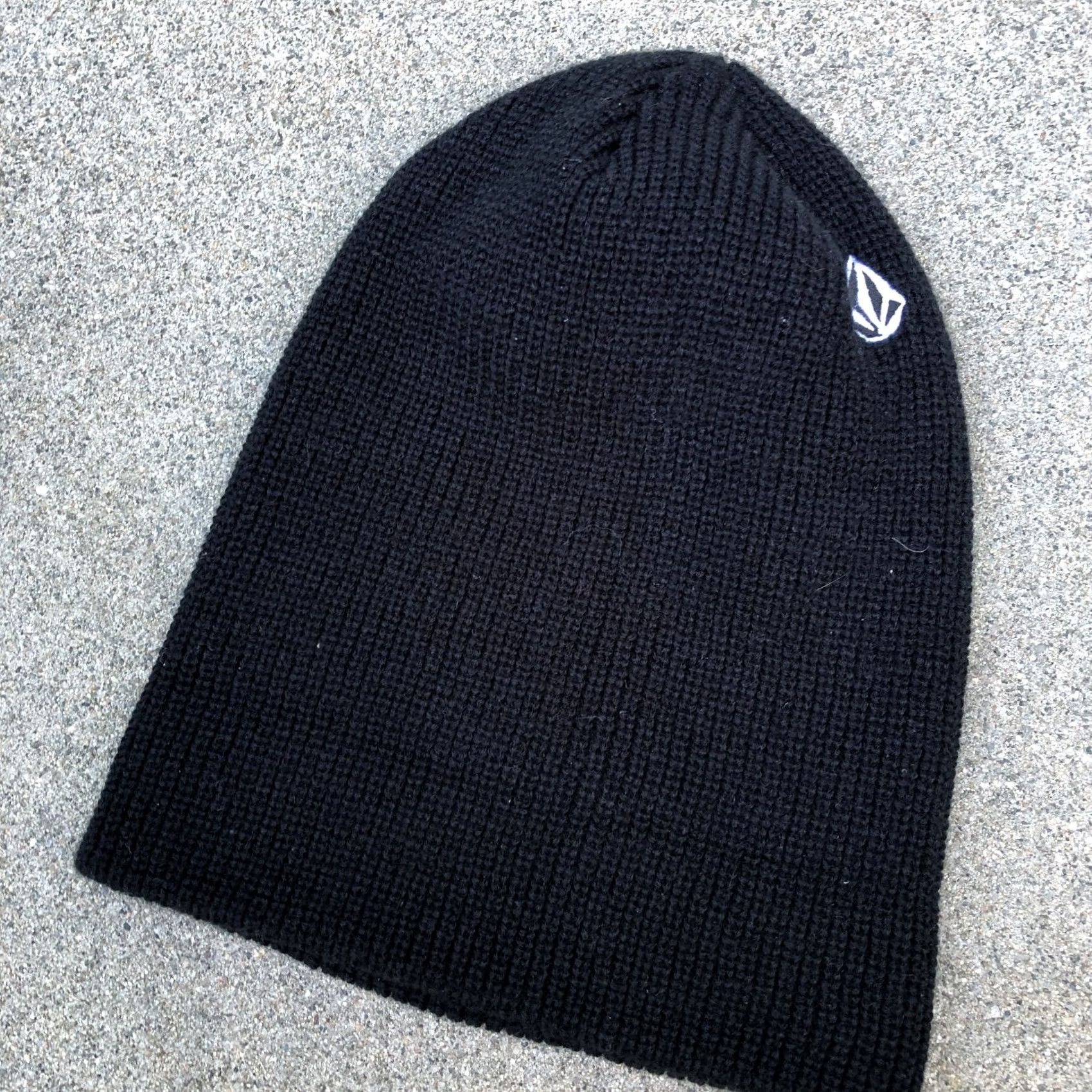 Volcom VINTAGE VOLCOM Beanie Hat Unisex Adult Black Logo Cap No. 1 Size One Size Mens Moms Womens Girls Boys Size ONE SIZE - 4 Thumbnail