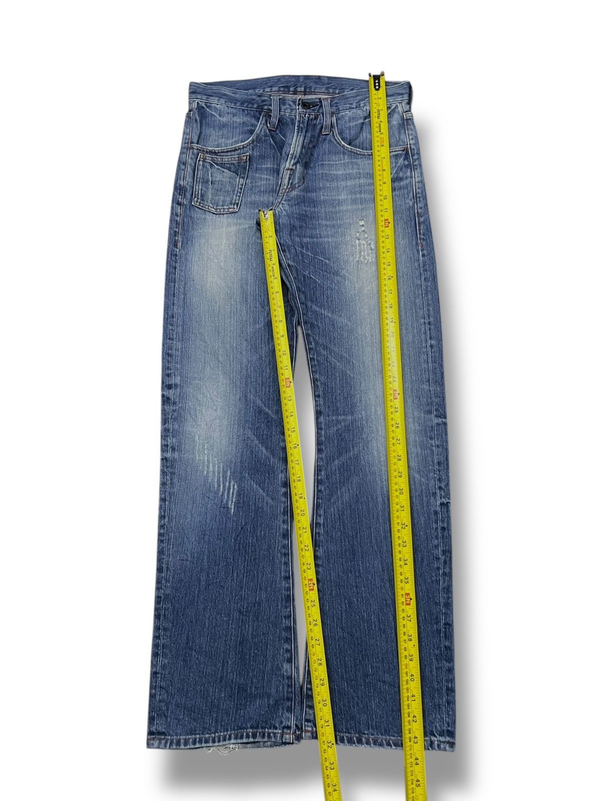 Global Work Vintage Japanese Brand Global Works - Faded Wash Jeans Size US 32 / EU 48 - 13 Thumbnail