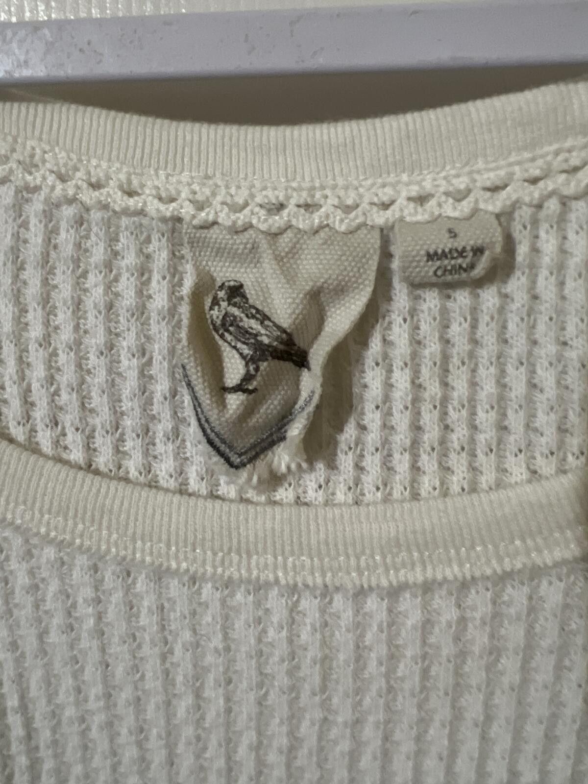 Other White Crow Women's Colorblock Waffle Knit Long Sleeve Top S Size S / US 4 / IT 40 - 3 Thumbnail