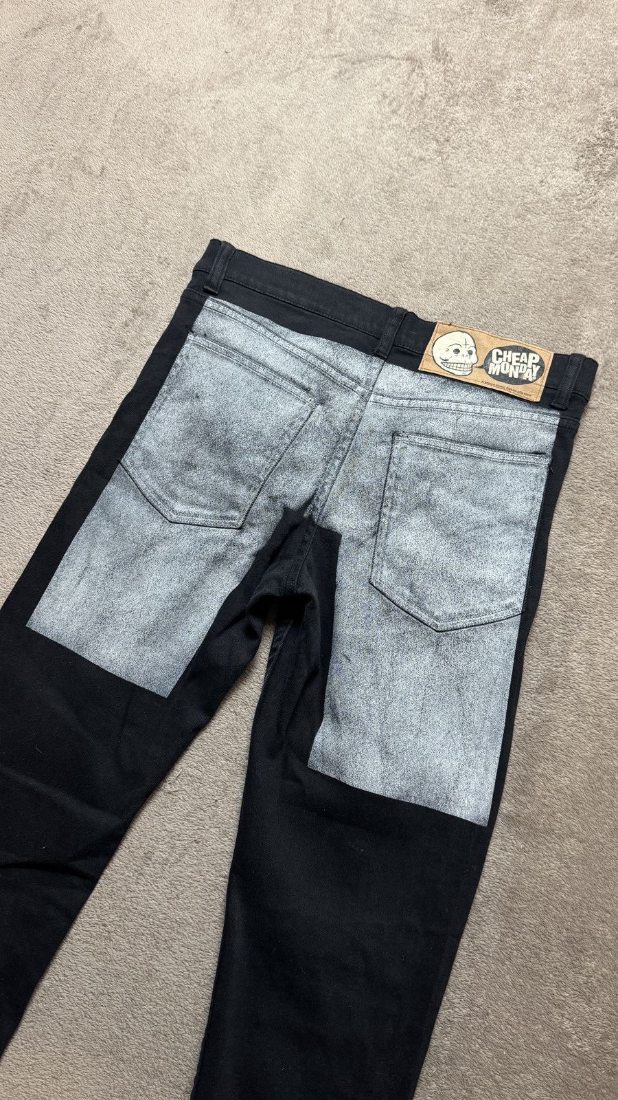 Hysteric Glamour Cheap Monday B-Wash Jeans Y2K acne y/project hedi slimane Size US 34 / EU 50 - 4 Thumbnail