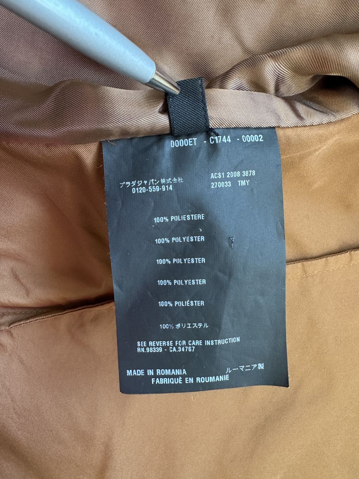 Prada Prada Blazer Jacket Womens Size M / US 6-8 / IT 42-44 - 10 Thumbnail