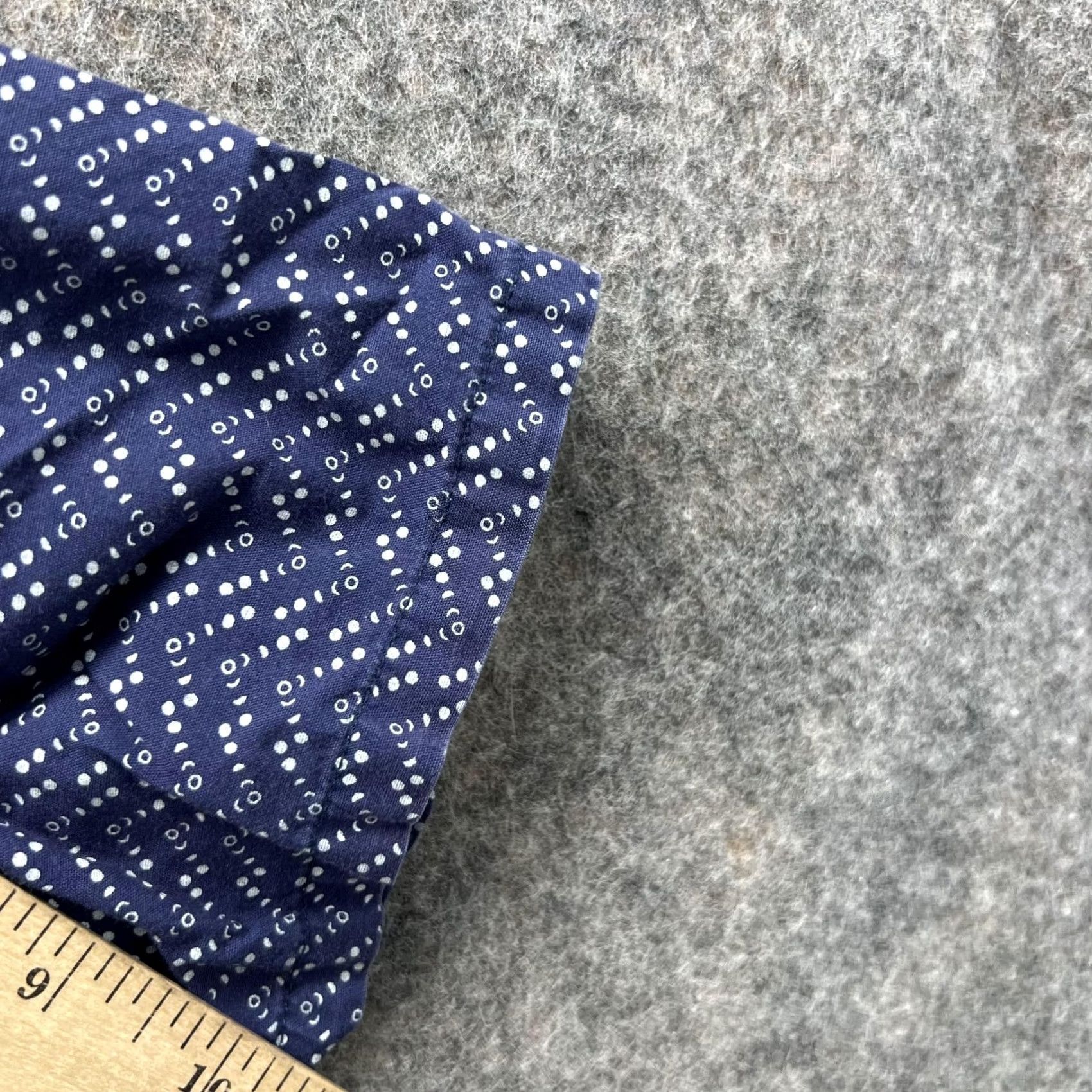 Levi's Levi's Shirt Men Large Adult Blue Pocket Button Down Dots Short Sleeve Cotton Shirt Size US L / EU 52-54 / 3 - 3 Thumbnail